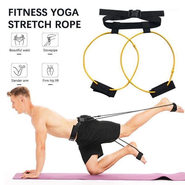 

resistance bands 35lbs fitness booty butraining band pull rope pedal exerciser adjustable waist belt for glutes legs muscle1
