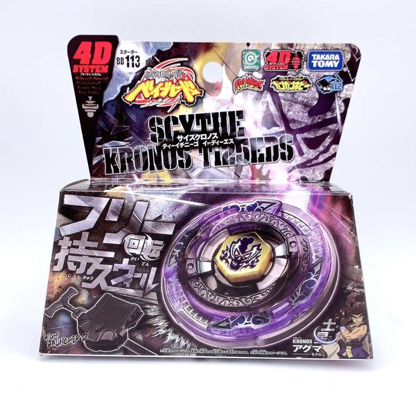

takara tomy beyblade bb113 metal fusion starter set scythe kronos 1019