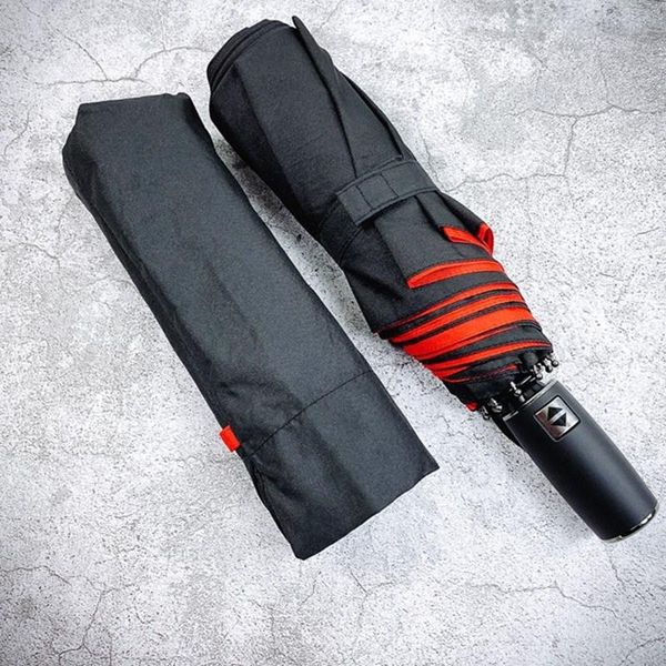 

fully matic double deck umbrella 3 folding 8 bones sunscreen windproof portable sunny and rainy umbrella fully matic qylypb mywjqq