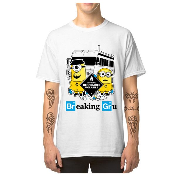 

discount t shirt breaking gru funny minion t shirt cartoon breaking bad streetwear heisenberg fabric print sport hooded sweatshirt hoodie