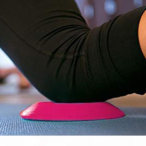 

quality1pcs портативный малый круглый наколенники йога коврики полный силикон колено мат non скольжения подушка фитнес йога упражнения спорт