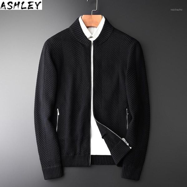 

4xl high big neck sweater, two black pocket zippers, men's fashion, casual sweater1, White;black