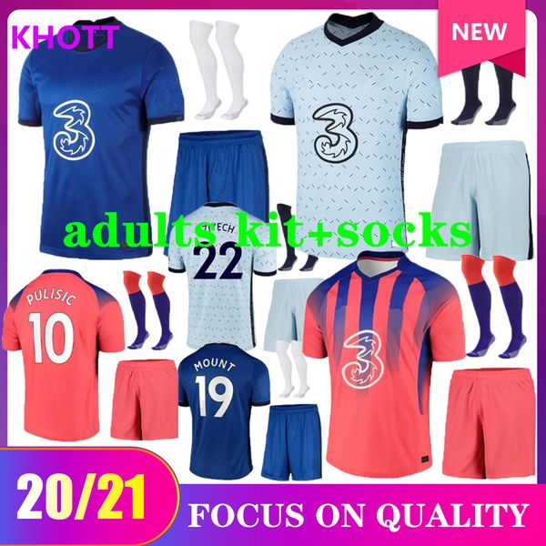 

20 21 cfc soccer jerseys chilwell werner ziyech t.silva kovacic kante willian mount football shirt 2020 2021 abraham home away jersey kits, Black;yellow