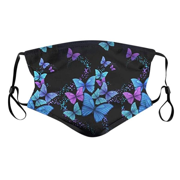 

маска маски для печати крышки ткани повседневного adult моющегося многоразовых женщин рот masque face printed бабочка yxlqiu ffshop2001