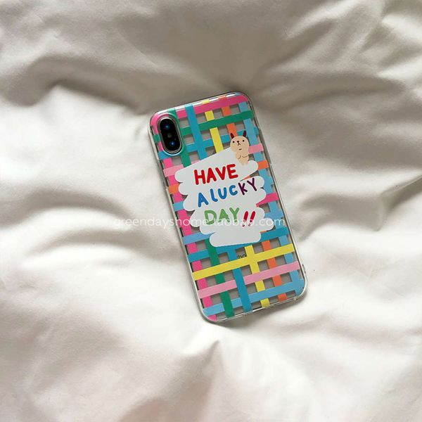 

xsmax xr suitable / for 11pro 78plus korean style lovely rainbow all inclusive mobile phone soft shell