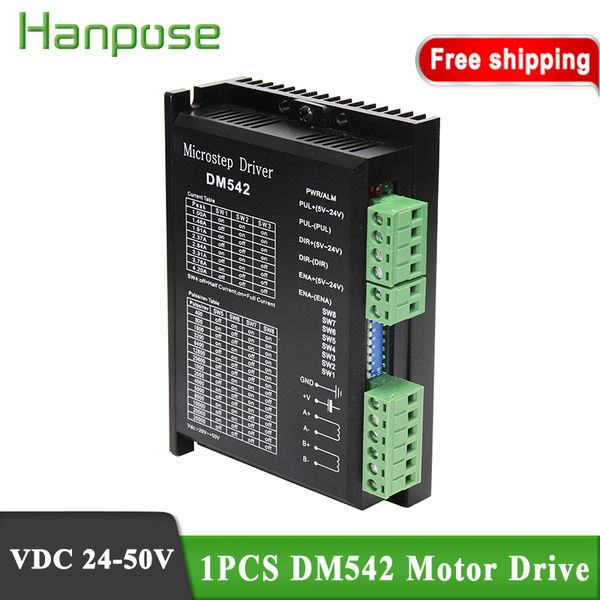 

nema23 57 series stepper driver dm542 24-50vdc 1.0-4.2a 2 phase stepping motor for cnc engraving machine