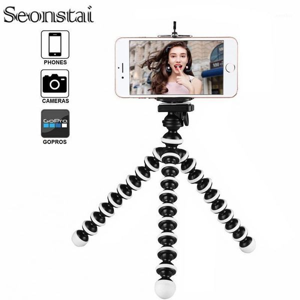 

universal mobile phone holder flexible ocs tripod bracket selfie stand mount manfrotto support for sumsang camera1