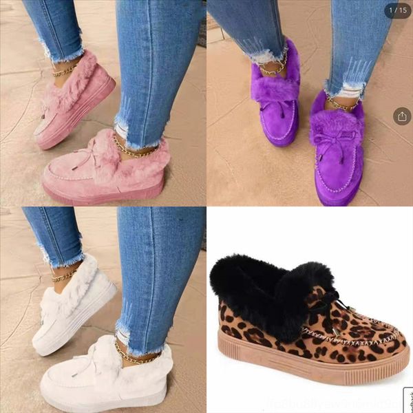 

pjoxt ome cotton snow boots women slippers bag mop cotton yarn with warm cotton shoes plus velvet soft bottom non-slip thick, Black