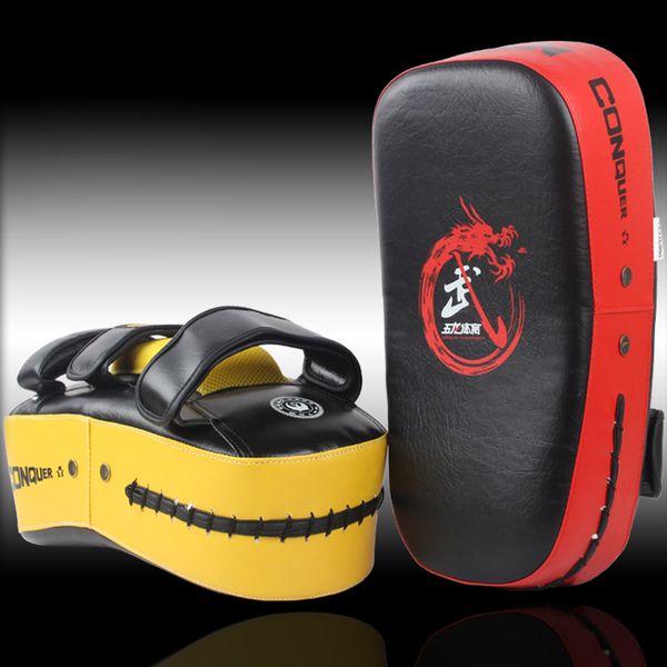 

muay thai kick boxing strike curve pads punch mma focus target pad boxeo 3 color optional