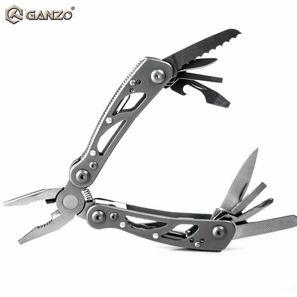 GANZO G104-S G104S 2015S Multifunzionale Pieghevole Mini Pinze Pocket Pocket Pocket EDC Camping Tool Pinza Coltello Strumenti economici Y200321