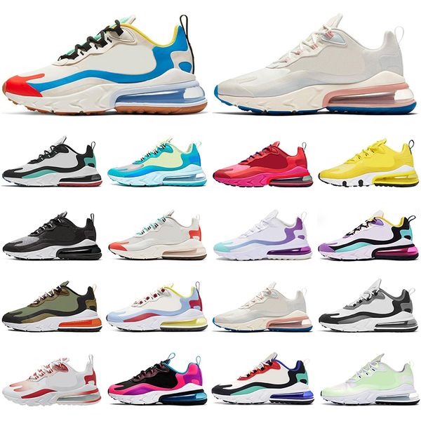 

2021 react running shoes for men women triple white bauhuas blackened blue breathable comfortable trainers sports mens womens sneakers