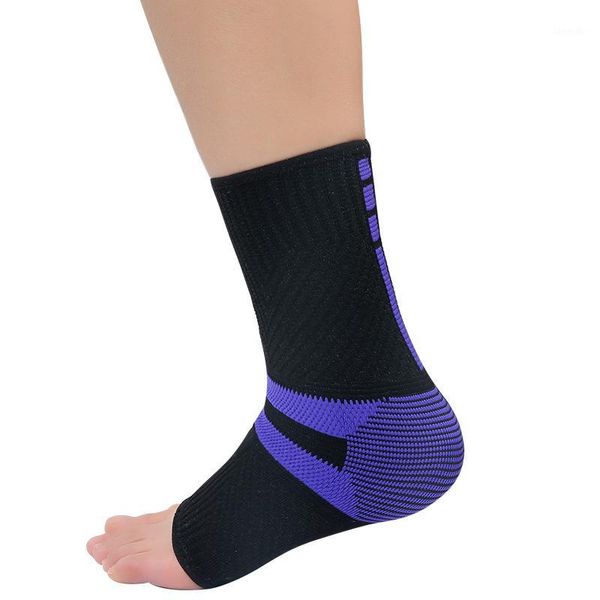 

ankle support veidoorn 1pcs professional foot protection brace sleeve for sports running1, Blue;black