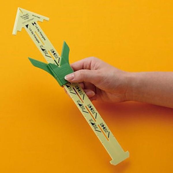 

5-in-1 sliding gauge with nancy measuring sewing tool patchwork tool ruler tailor, Black