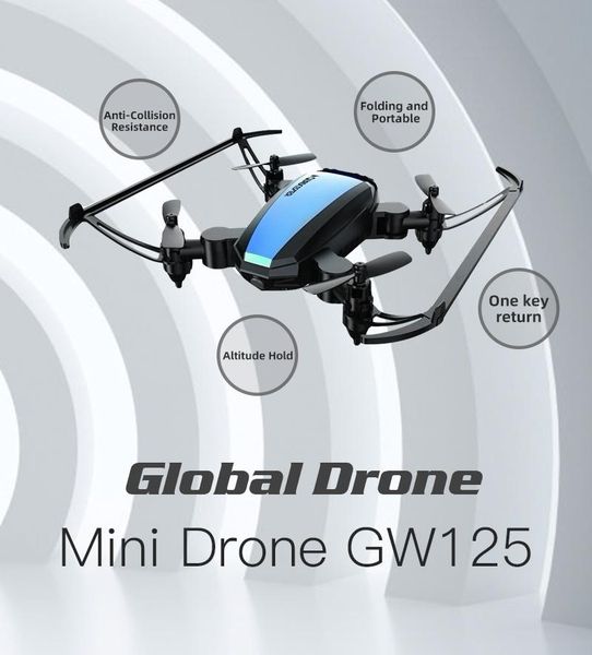 

2.4g mini drone pocket aircraft folding quadcopter drone toys new
