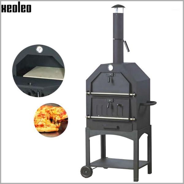 

electric ovens xeoleo outdoor pizza oven portable wood-fired bread baker charcoal bbq grill firewood baking stove cold rolled sheet1