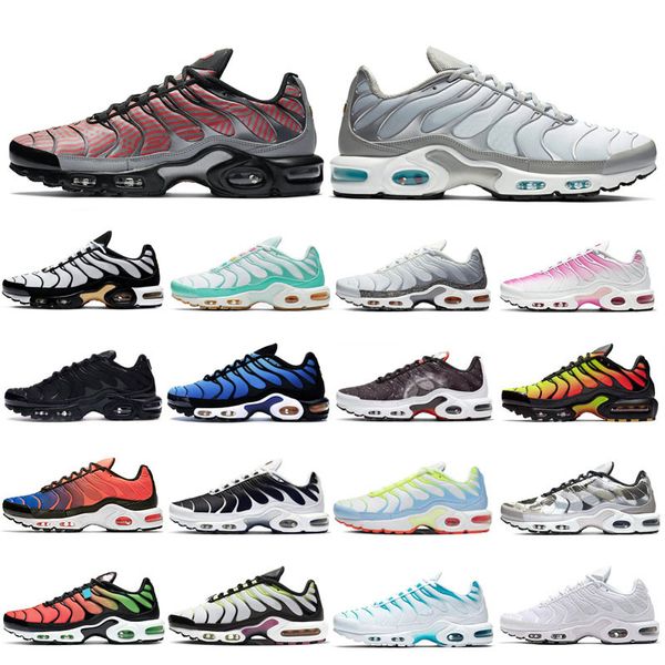 

fashion running shoes for mens womens smoke grey tn plus white metallic blue fury oreo euro tour worldwide sports sneakers trainers 36-45