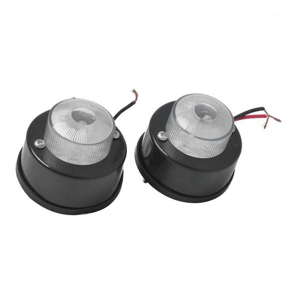 

2pcs container trucks waterproof side lights white led corner light truck wide circuit warning lights1