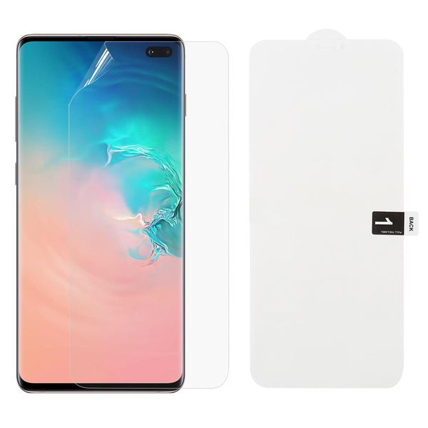 

soft hydrogel film full cover front protector for galaxy s10 plus