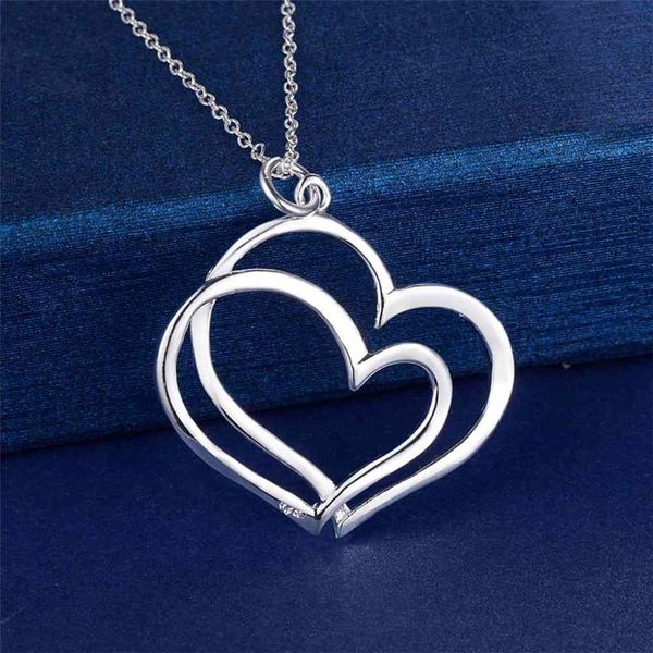 

charms silver color jewelry necklace simple retro fashion women hearts necklace wedding jewelry gift jshp108 h bbygue