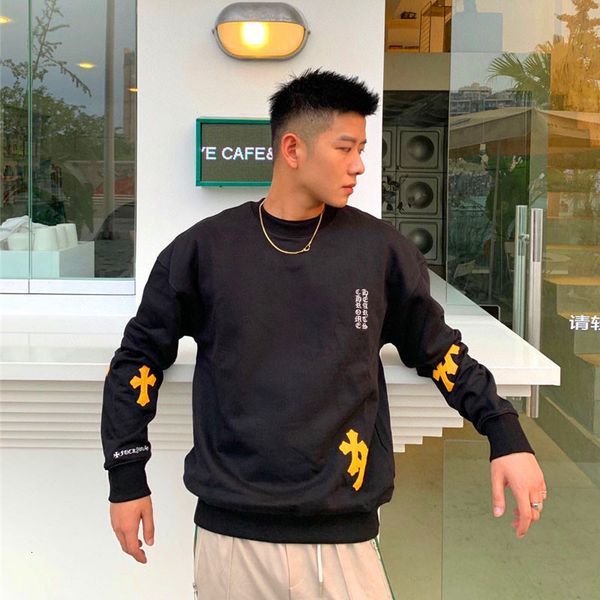 

new style chivalrous sleeve embroidered t-shirt for men and women, Black;brown