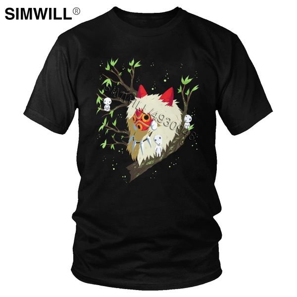 

men's mononoke hime protectors kodama spirit of the forest tees short sleeve print handsome merchandise hooded sweatshirt hoodie men t