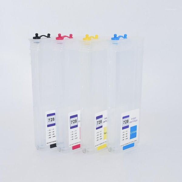 

728 refillable ink cartridge for designjet t730 t830 plotters 130ml or 300ml1