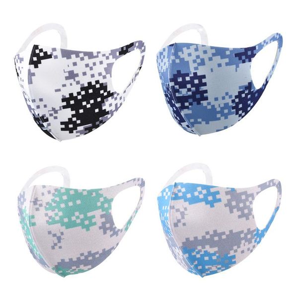 

ultrathin summer face mask camouflage mouth masks camo print earloop respirator anti-dust face mask for man and woman mk46