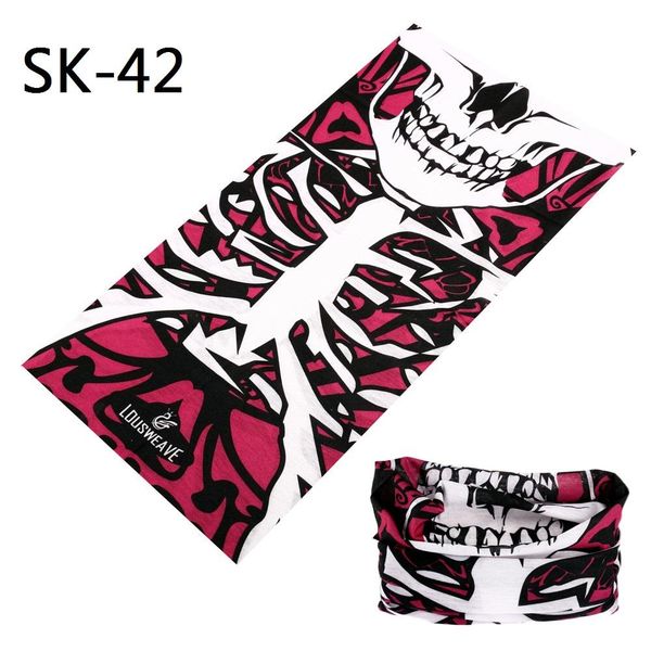 

мода череп magic tube бесшовные байкер спортивные банданы оголовье развитие разнообразные турбан капюшон завесу голова шарф мультифункционал, Black