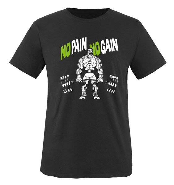 

new summer tee shirt comedy shirts no pain no gain herren t shirt gr. s xxl versch. farben custom t shirt sport hooded sweatshirt hoodie