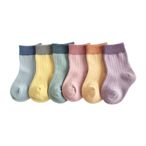 

3pair/lot baby socks new boys and girls color baby socks 3pair/ qylhce, Pink;yellow