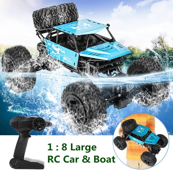 

42cm rc car & boat truck 2.4g radio control 4wd off-road electric vehicle monster remote control car gift toys children boys