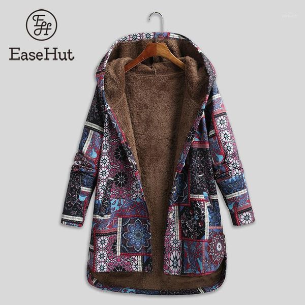 

easehut hooded long sleeve floral long coat 2020 new arrival thin spring jackets 4xl 5xl plus size casual female overcoat1, Black