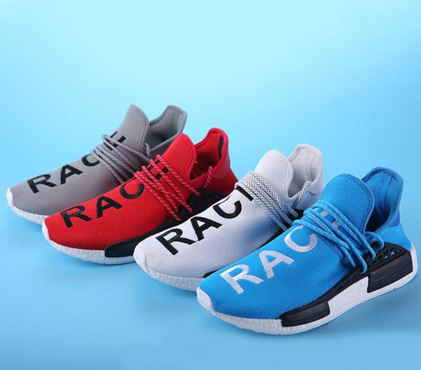 

human race sneakers pharrell williams perfect red black yellow running sneakers fashion running shoes runner dropshipping