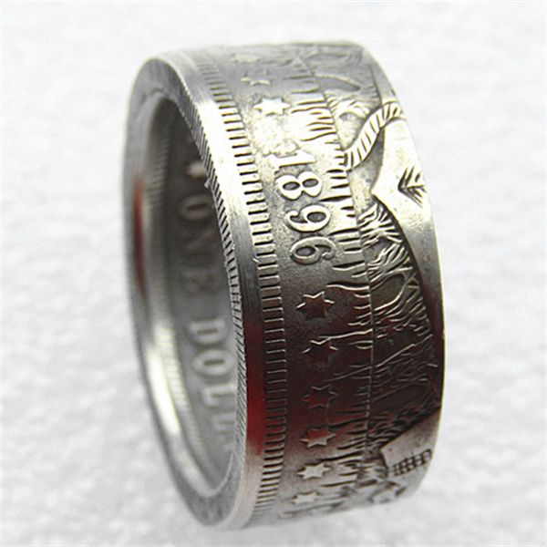 HB24 Handmake Coin Ring di Hobo Morgan Dollari Craft da vendita a caldo per uomini o donne gioielli US Dimensioni (8-16)