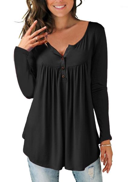 

2020 autumn winter women blouses plus size long sleeve round neck casual loose shirts simple all match female cotton soft1, White