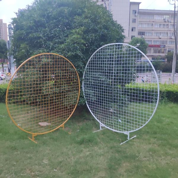 

wedding round grid circle wedding arch background grid for birthday party new year decoration baby shower supplies