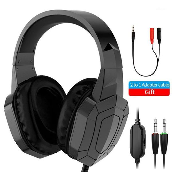 

3.5mm gaming/gamer headset professionnel computer headset earphone with microphone bass phone pc stereo wired headphones1