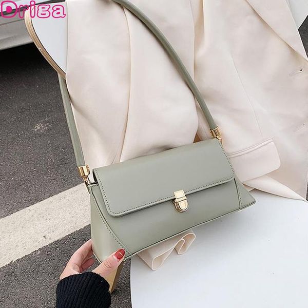 

driga 2020 new fashion women bag female baguette mini handbags strap shoulder bags pu leather purse for female