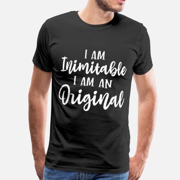 

i am inimitable i am an original designers graphic t shirt digital printing tracksuit hoodie sweatshirt