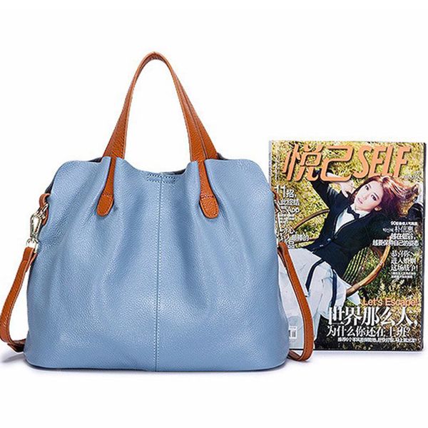

fashion genuine leather women bag large capacity handbag women's handbags shoulder lady's messenger bag luxury designer crossbody