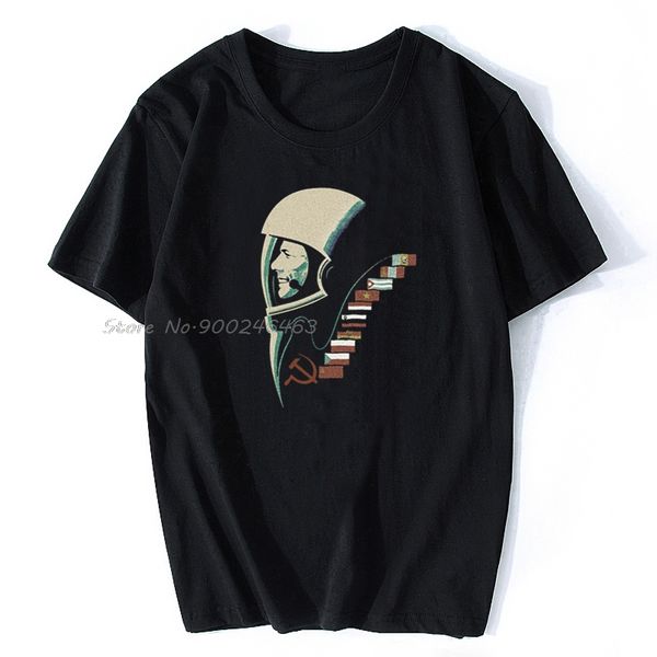 

cccp russia retro space ussr gdr cosmonaut yuri gagarin interkosmos new tees men's brand slim retro hooded sweatshirt hoodie men t shir