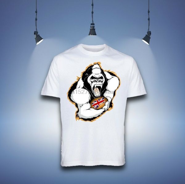 

gorilla t-shirt boys kids rugby england flag sport hooded sweatshirt hoodie