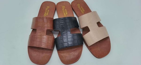 

sflm quality men beach sandals flip flops tongs arrival fashion ete slippers hombre shoes high summer handmade cow genuine leather slippers, Black