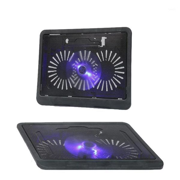 

14 inches or less lapcooling pad lapcooler usb hub with big cooling fans light notebook stand and quiet fixture1