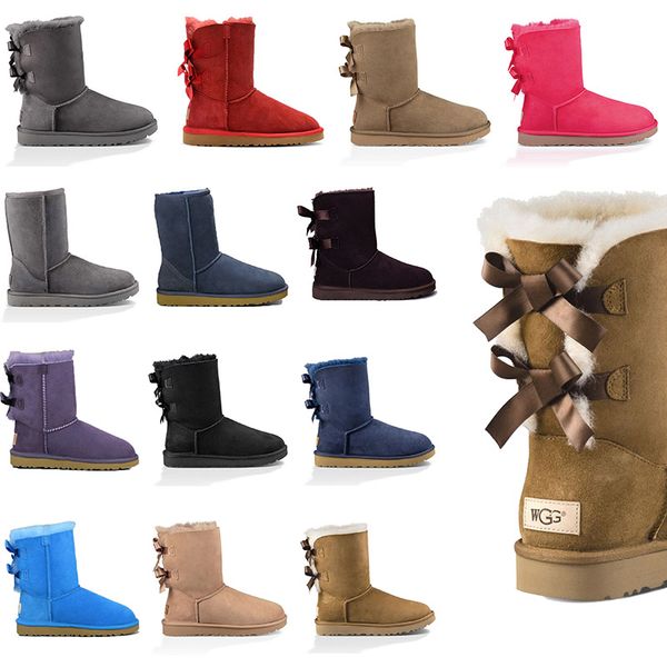 

fashion snow boots designer outdoor fut boot chestnut mini ankle short lady girls winter boots platform trainers sneakers booties 36-41, Black