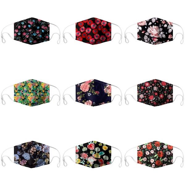 

print cartoon face funny camo reusable cubrebocas con figuras ultraviolet proof washable running riding bike protective mask