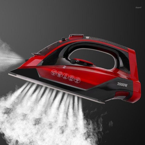 

2600w cordless electric steam iron for garment generator clothes laundry brush steamer home travelling eu plug1