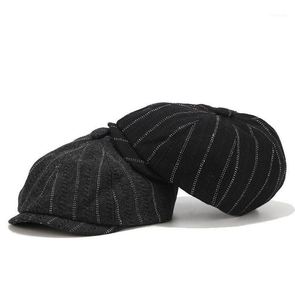 

stingy brim hats flat caps for men hat dad summer casual sun breathable berets1, Blue;gray
