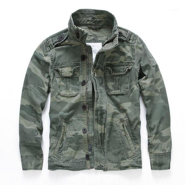 

casual wear mens oversized camo jacket sportswear thick denim jacket men overall green winter camouflage coat male xxl1, Black;brown