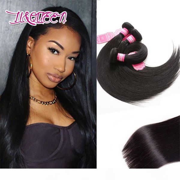 

brazilian human hair weft body wave loose wave deep wave straight kinky straight beauty unprocessed hair extensions natural color, Black;brown
